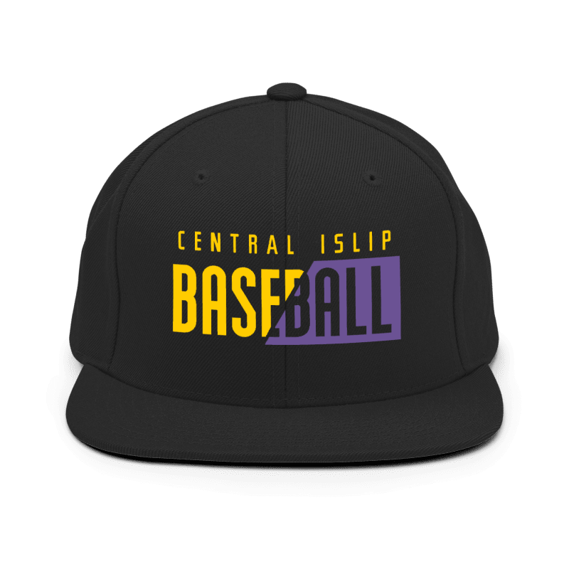 CI Split Baseball Snapback | CI Baseball Spiritwear Fundraiser | LI Spirit & Sports Apparel
