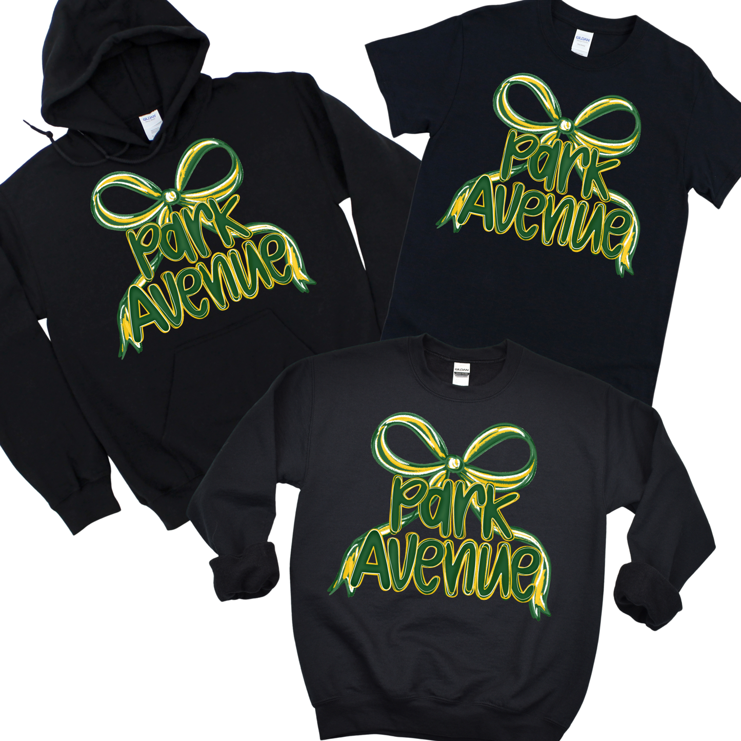 Park Avenue Bow - Black | Park Avenue Spiritwear Fundraiser | LI Spirit & Sports Apparel