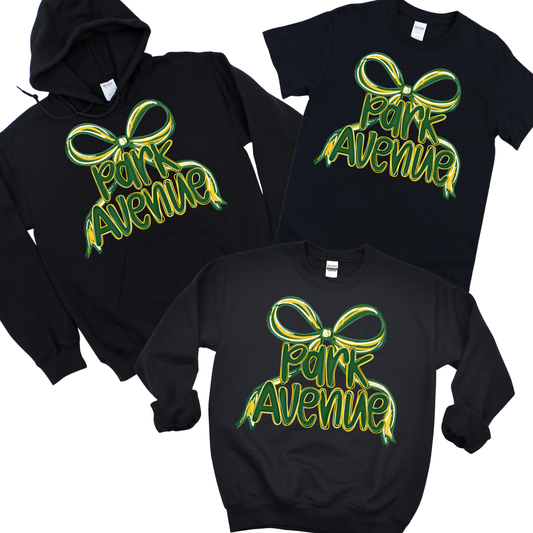 Park Avenue Bow - Black | Park Avenue Spiritwear Fundraiser | LI Spirit & Sports Apparel