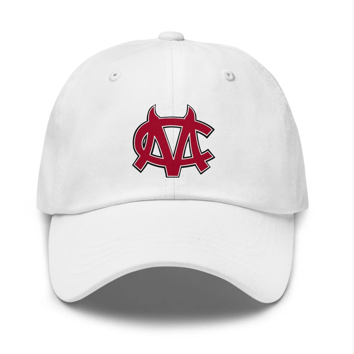 Center Moriches Dad Hat - White | Center Moriches HS Spiritwear Fundraiser | LI Spirit & Sports Apparel
