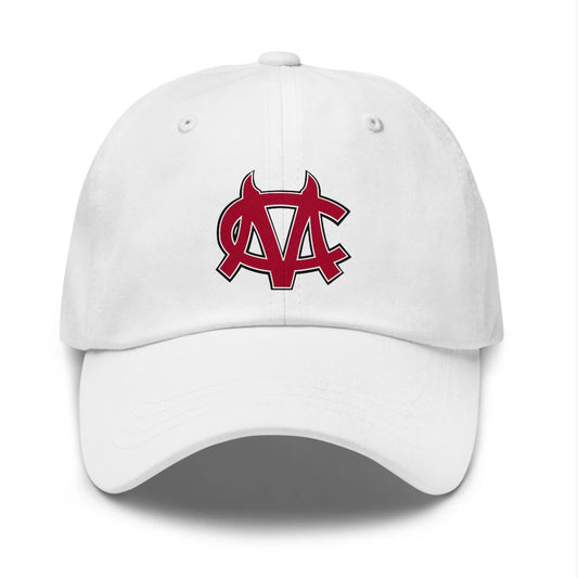 Center Moriches Dad Hat - White | Center Moriches HS Spiritwear Fundraiser | LI Spirit & Sports Apparel
