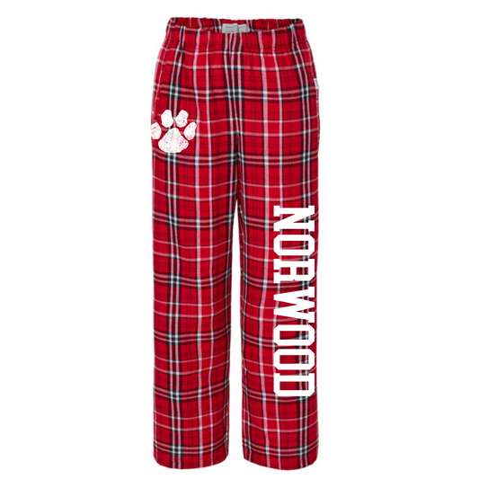 Norwood Flannel Pajama Pants | Norwood Elementary Spiritwear Fundraiser | LI Spirit & Sports Apparel