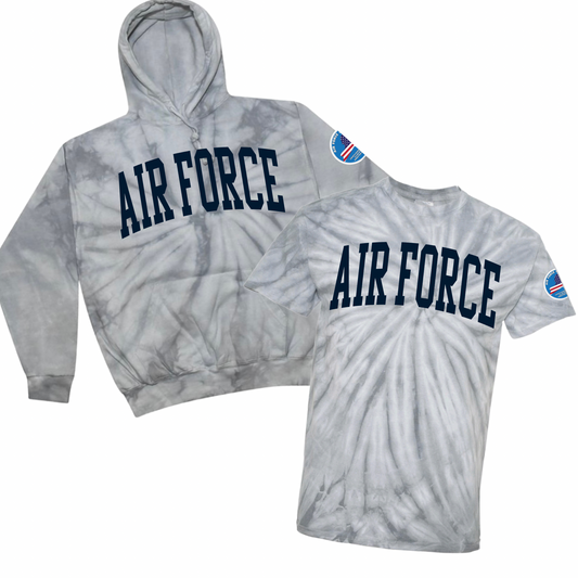 Air Force Silver Tie Dye | USAFA Parents Club of Greater NY Fundraiser | LI Spirit & Sports Apparel