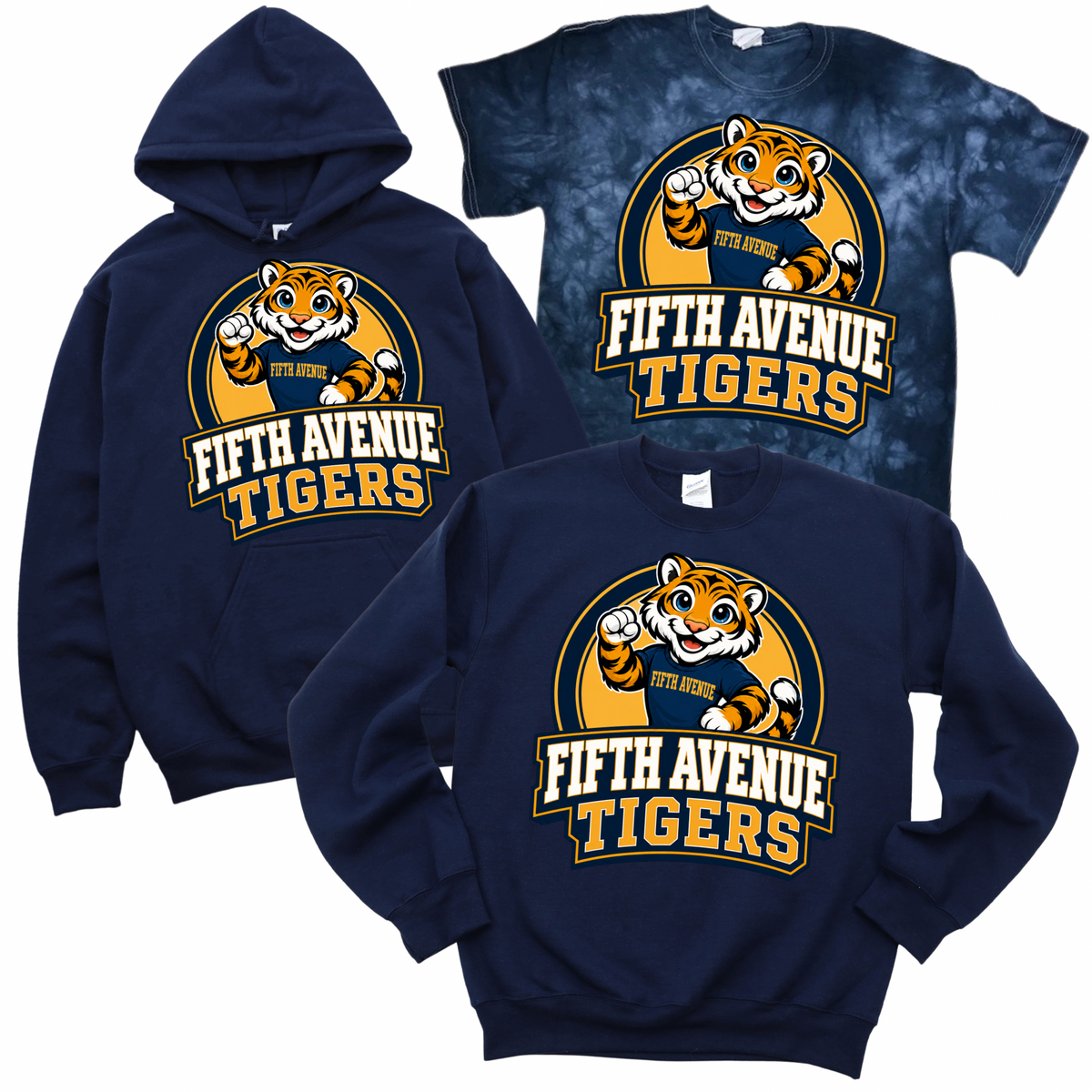 Fifth Avenue Tigers - Navy | Fifth Avenue Elementary Spiritwear Fundraiser | LI Spirit & Sports Apparel