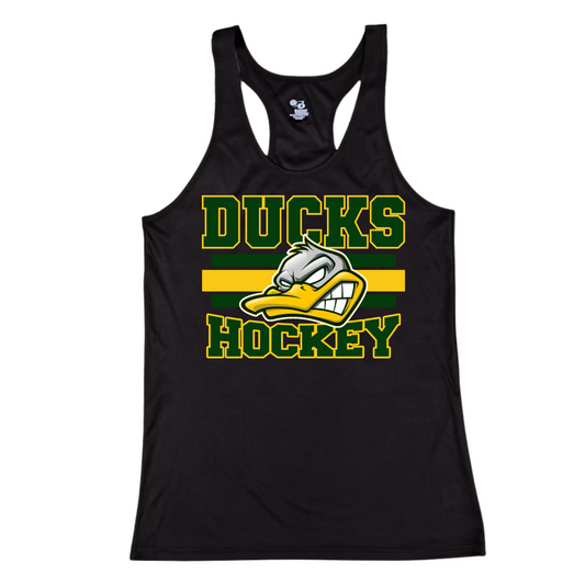 Ducks Hockey Womens/Girls Tank Top | Ducks Hockey Spiritwear | LI Spirit & Sports Apparel