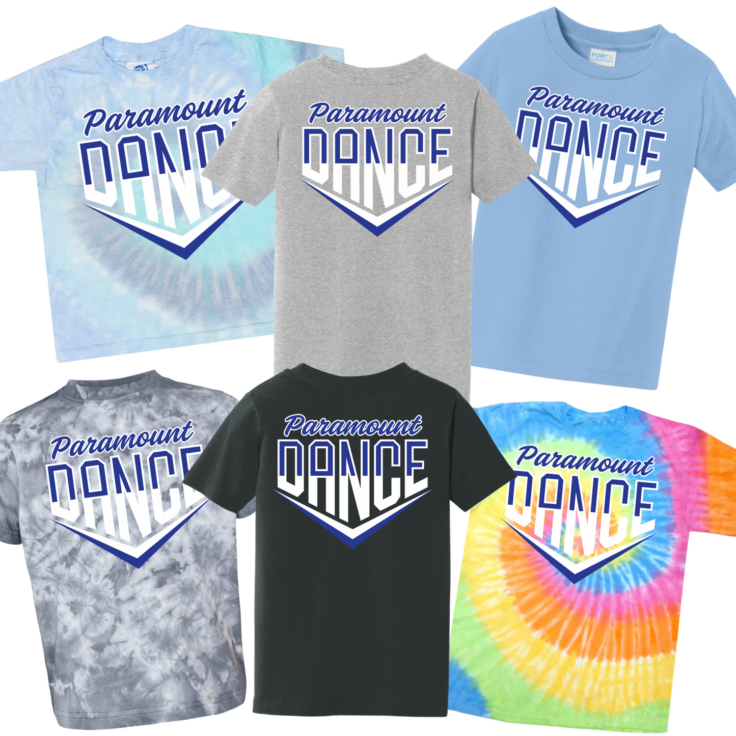 Toddler Paramount Dance Tie Dye T-Shirt | Paramount Dance Academy | LI Spirit & Sports Apparel