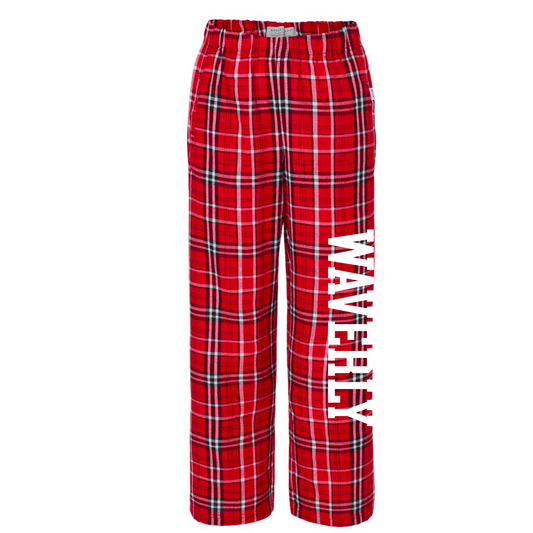 Waverly Flannel Pajama Pants | Waverly Spiritwear Fundraiser | LI Spirit & Sports Apparel