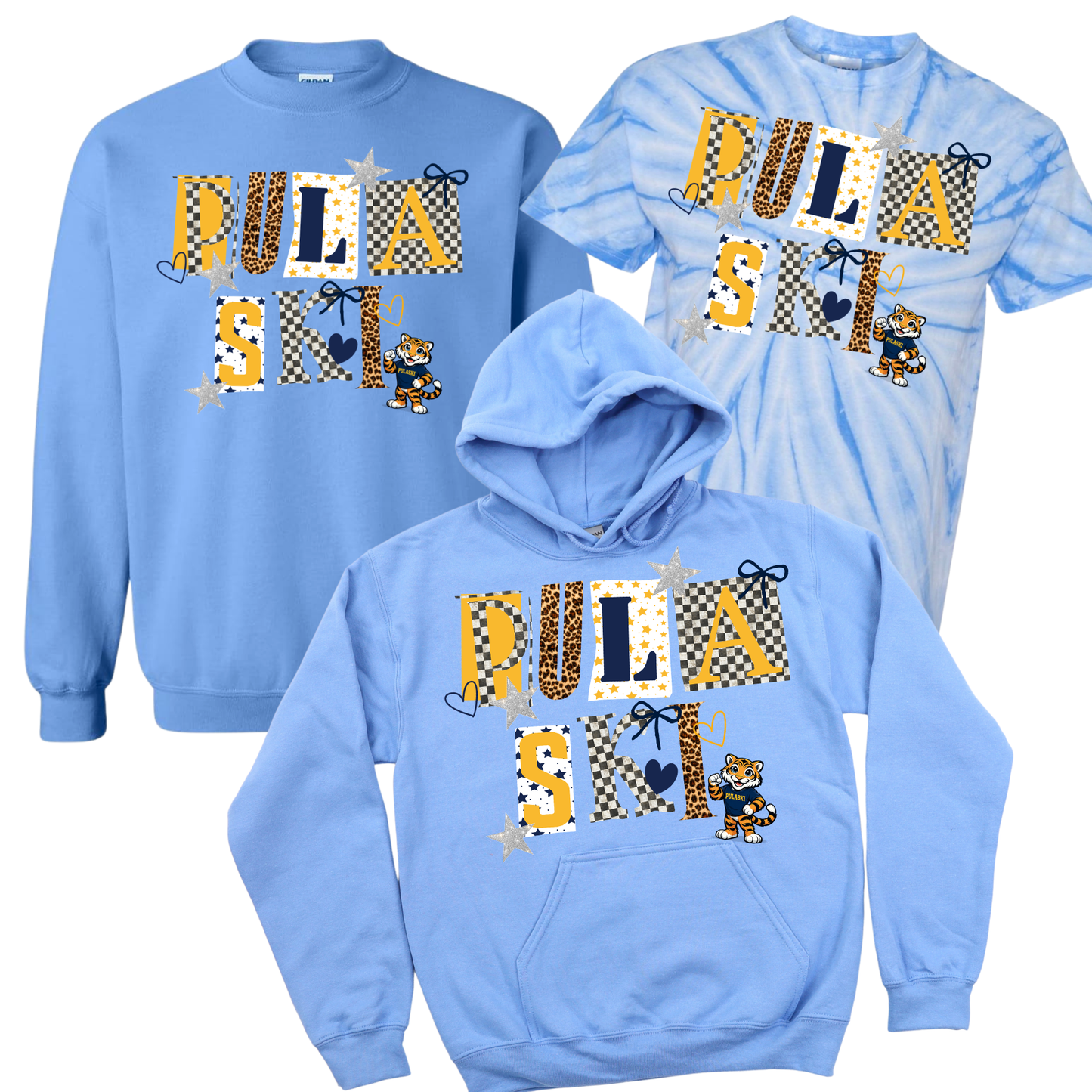 Pulaski Preppy Spirit - Carolina Blue | Pulaski Road Spiritwear Fundraiser | LI Spirit & Sports Apparel