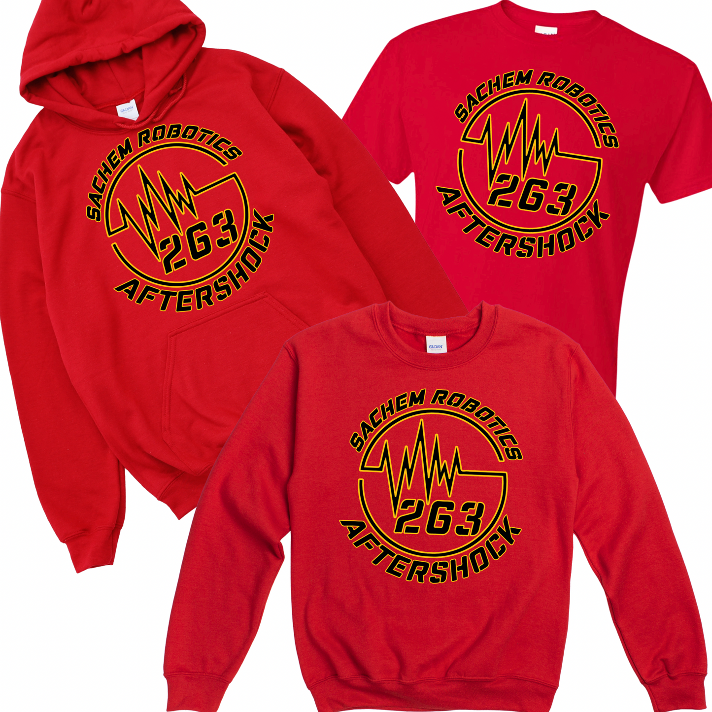 Sachem Robotics Aftershock - Red | Sachem Robotics Aftershock Apparel | LI Spirit & Sports Apparel