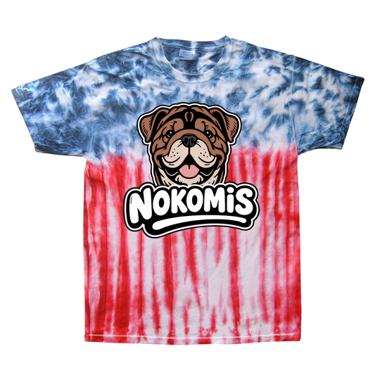 Nokomis Bulldog Flag Tie Dye | Nokomis Spiritwear Fundraiser | LI Spirit & Sports Apparel
