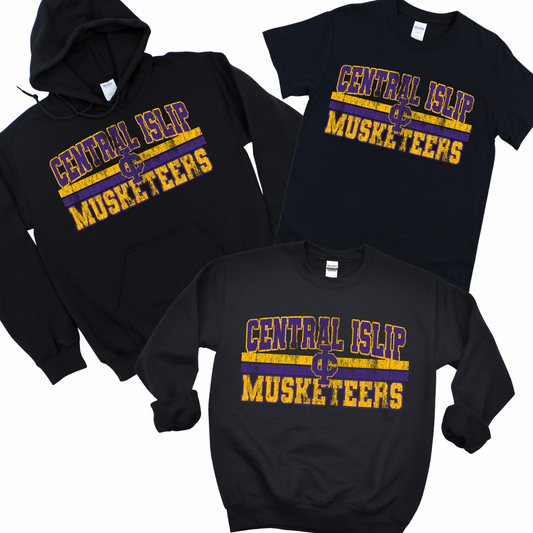 CI Retro Musketeers - Black | CI Baseball Spiritwear Fundraiser | LI Spirit & Sports Apparel