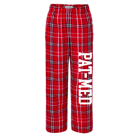 Pat-Med Flannel Pajama Pants | Canaan Spiritwear Fundraiser | LI Spirit & Sports Apparel