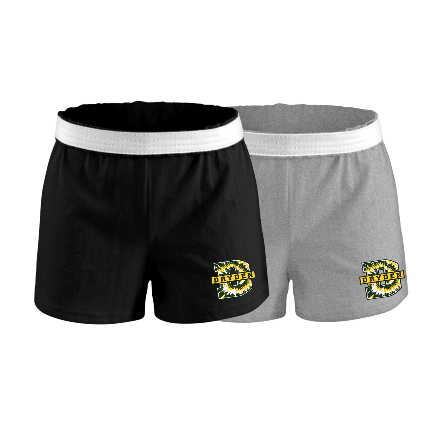 Dryden Tie Dye Girls/Womens Shorts | Dryden Spiritwear Fundraiser | LI Spirit & Sports Apparel