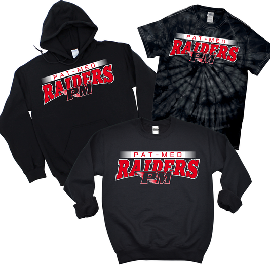 Pat-Med Raiders Arch - Black | Canaan Spiritwear Fundraiser | LI Spirit & Sports Apparel