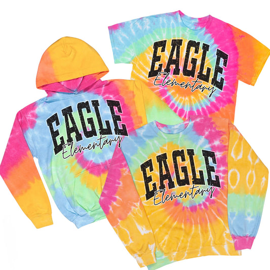 Varsity Eagle Tie Dye | Eagle Elementary Spiritwear Fundraiser | LI Spirit & Sports Apparel