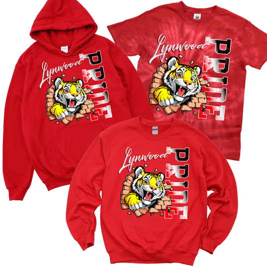 Lynwood Pride - Red | Lynwood Spiritwear Fundraiser | LI Spirit & Sports Apparel