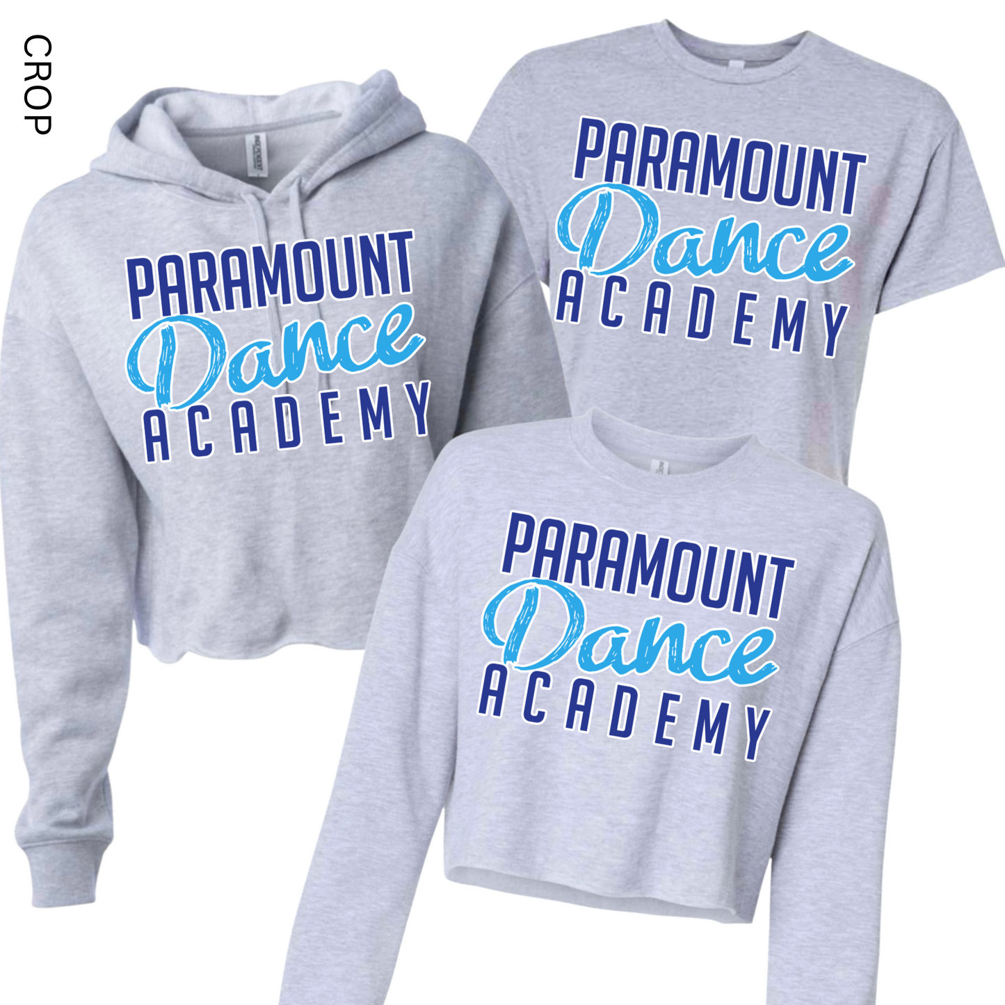 Paramount Dance Academy Cropped [Adult Sizes Only] | Paramount Dance Academy | LI Spirit & Sports Apparel