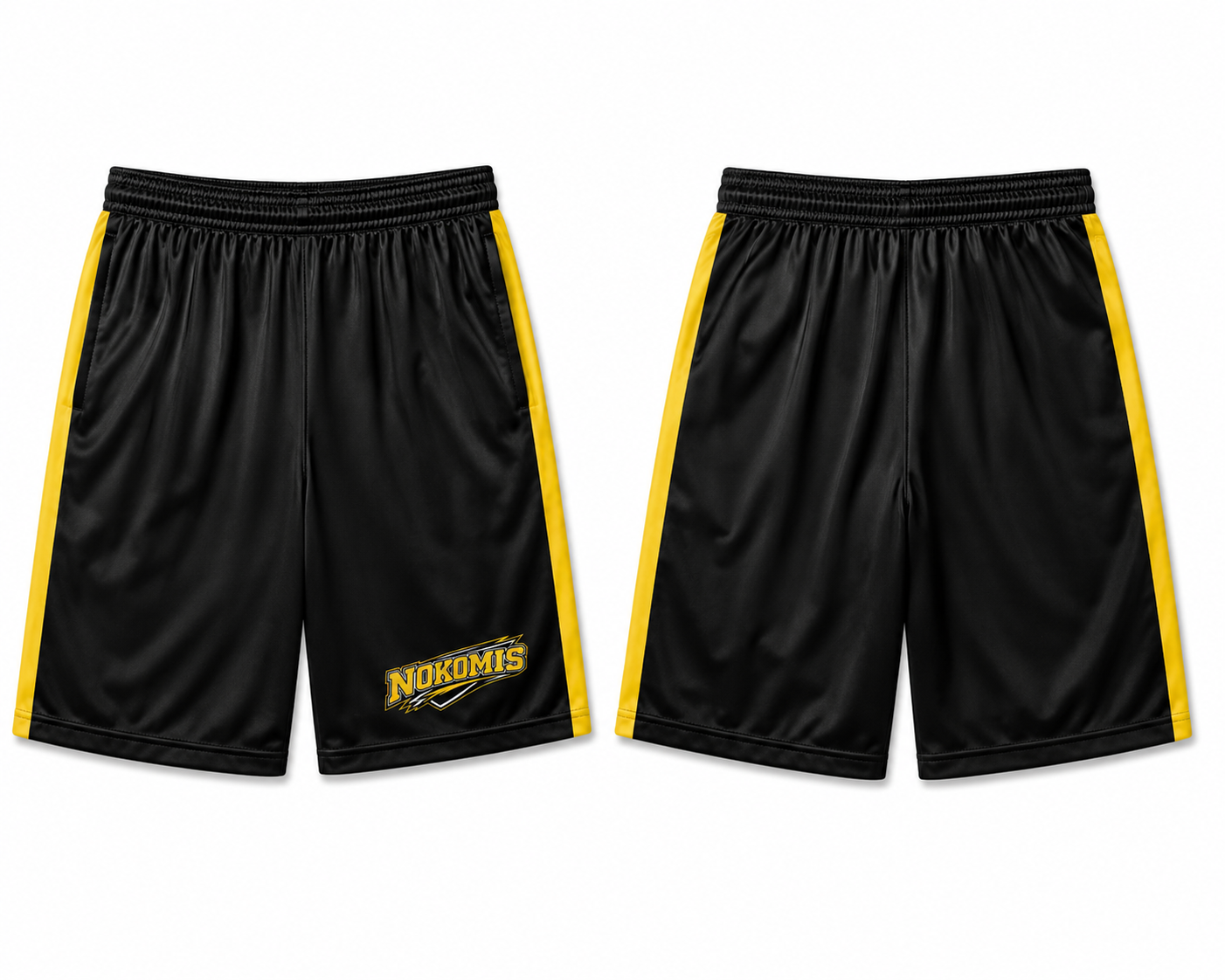 Nokomis Bolt Shorts | Nokomis Spiritwear Fundraiser | LI Spirit & Sports Apparel