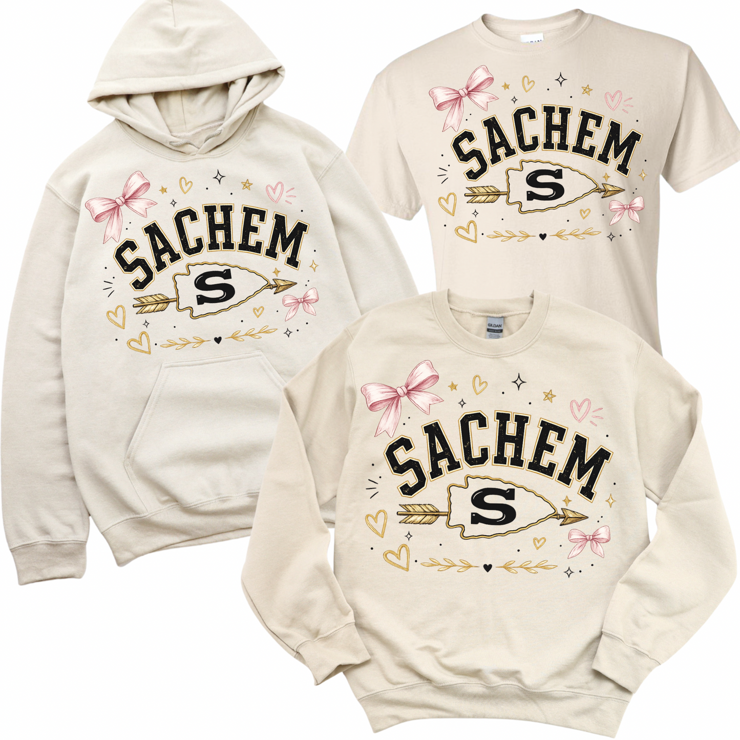 Sachem Sweetheart - Sand | Nokomis Elementary Spiritwear Fundraiser | LI Spirit & Sports Apparel