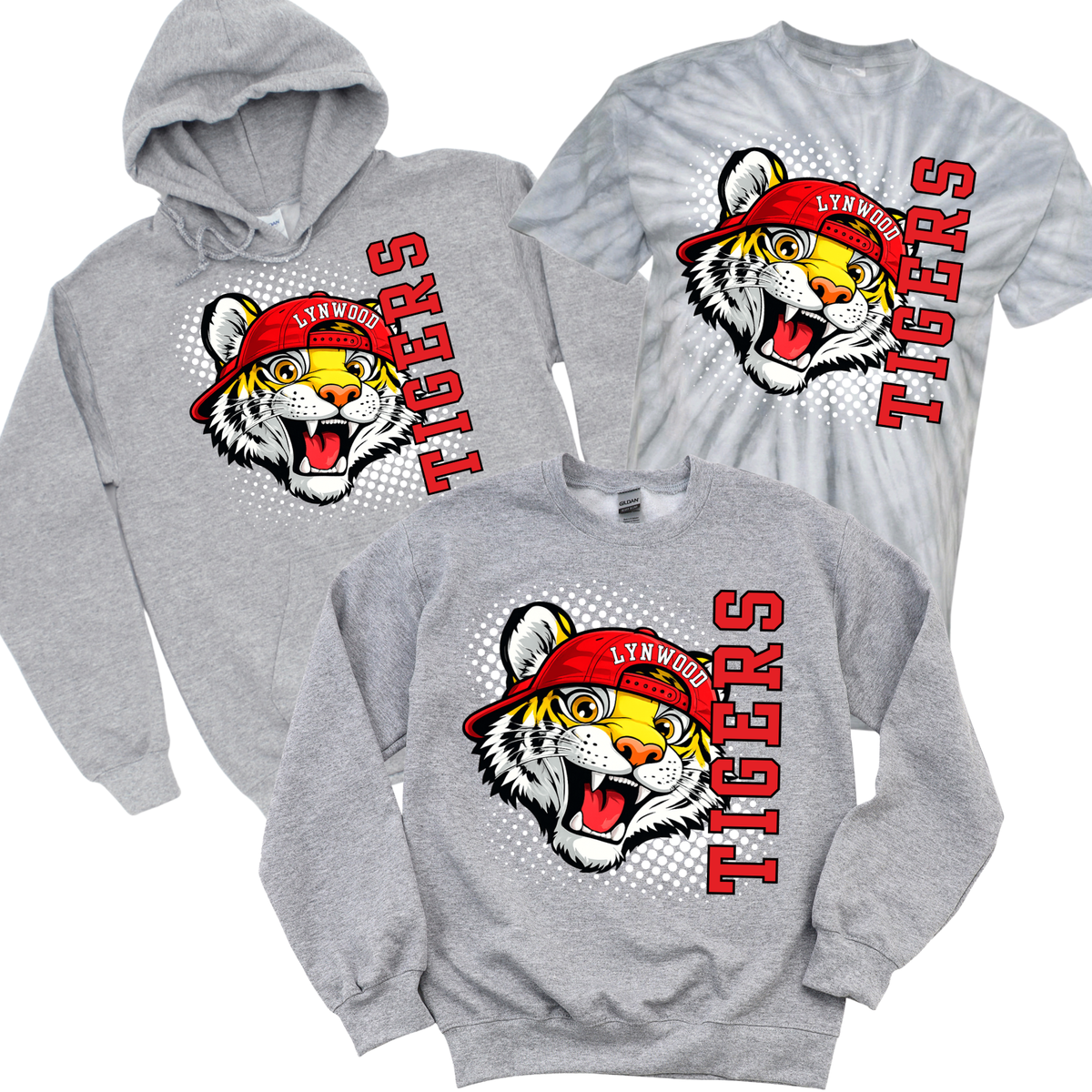 Lynwood Snapback- Athletic Gray | Lynwood Spiritwear Fundraiser | LI Spirit & Sports Apparel