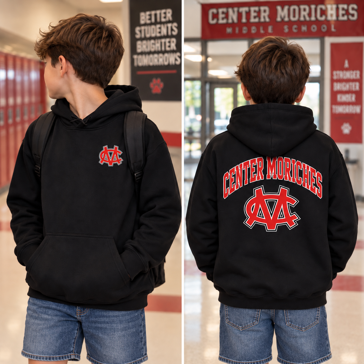 CM Heritage  - Black | Center Moriches MS Spiritwear Fundraiser | LI Spirit & Sports Apparel