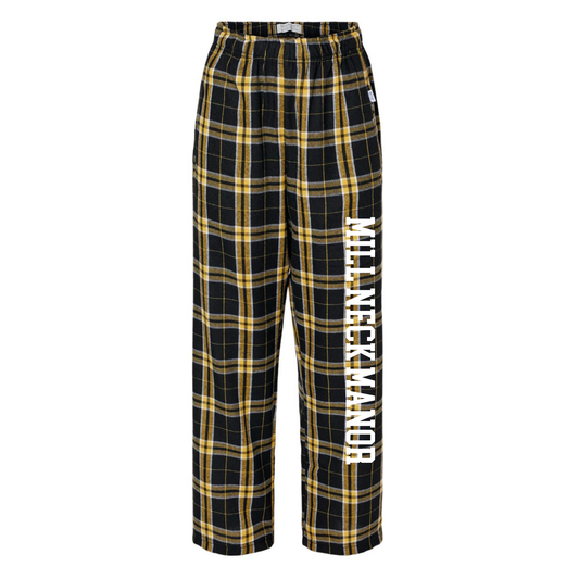 MNM Flannel Pajama Pants | MNM School of the Deaf Spiritwear Fundraiser | LI Spirit & Sports Apparel