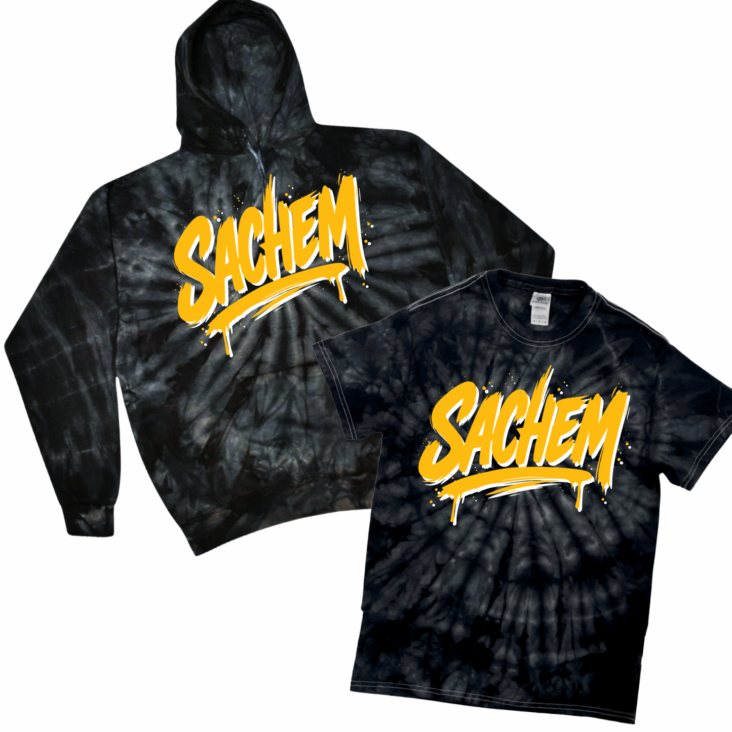 Sachem Drip Tie Dye | Nokomis Spiritwear Fundraiser | LI Spirit & Sports Apparel