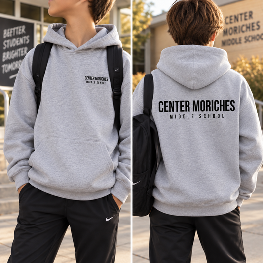 Essentials Center Moriches MS - Athletic Gray | Center Moriches MS Spiritwear Fundraiser | LI Spirit & Sports Apparel