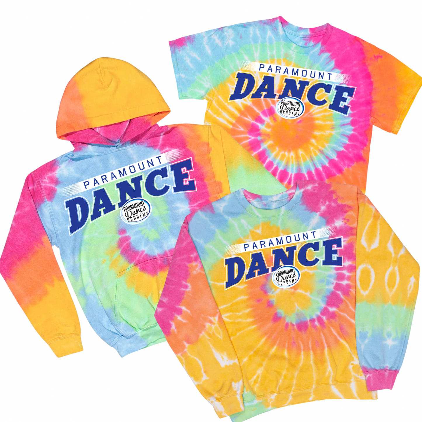 Paramount Dance Spirit Tie Dye | Paramount Dance Academy | LI Spirit & Sports Apparel