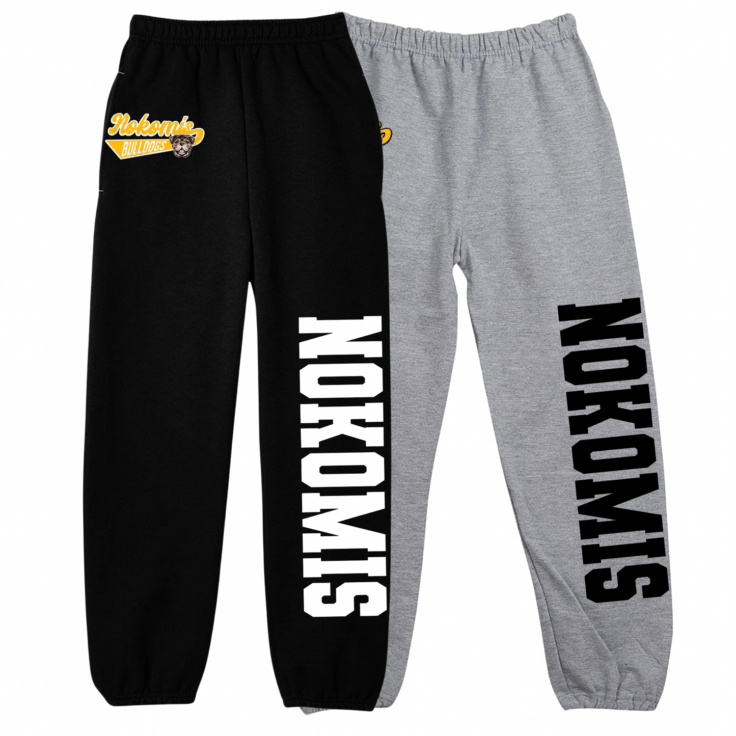 Retro Nokomis Sweatpants | Nomomis Spiritwear Fundraiser | LI Spirit & Sports Apparel