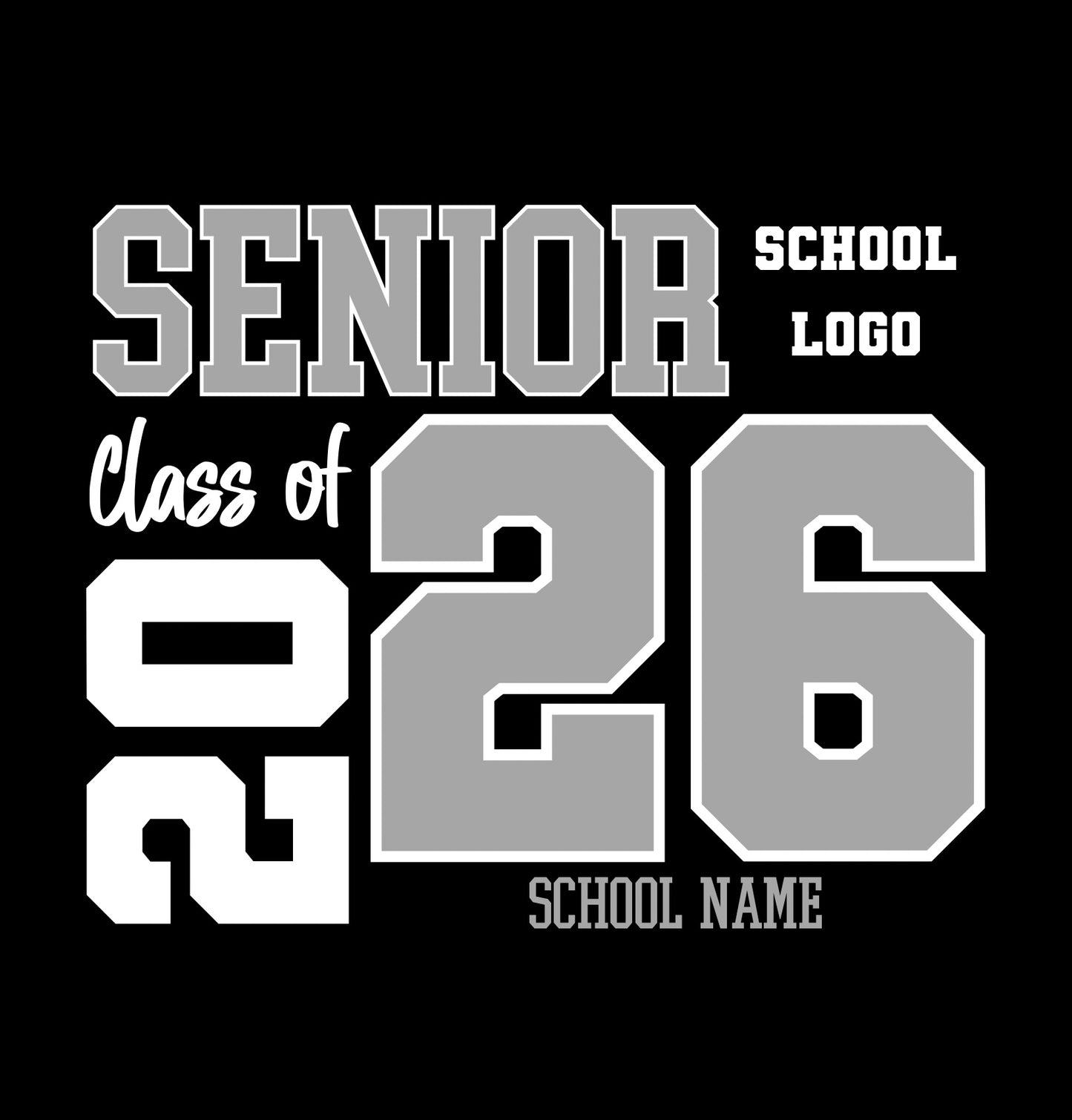 Custom Senior 2026 T-Shirt | Senior 2026 | LI Spirit & Sports Apparel