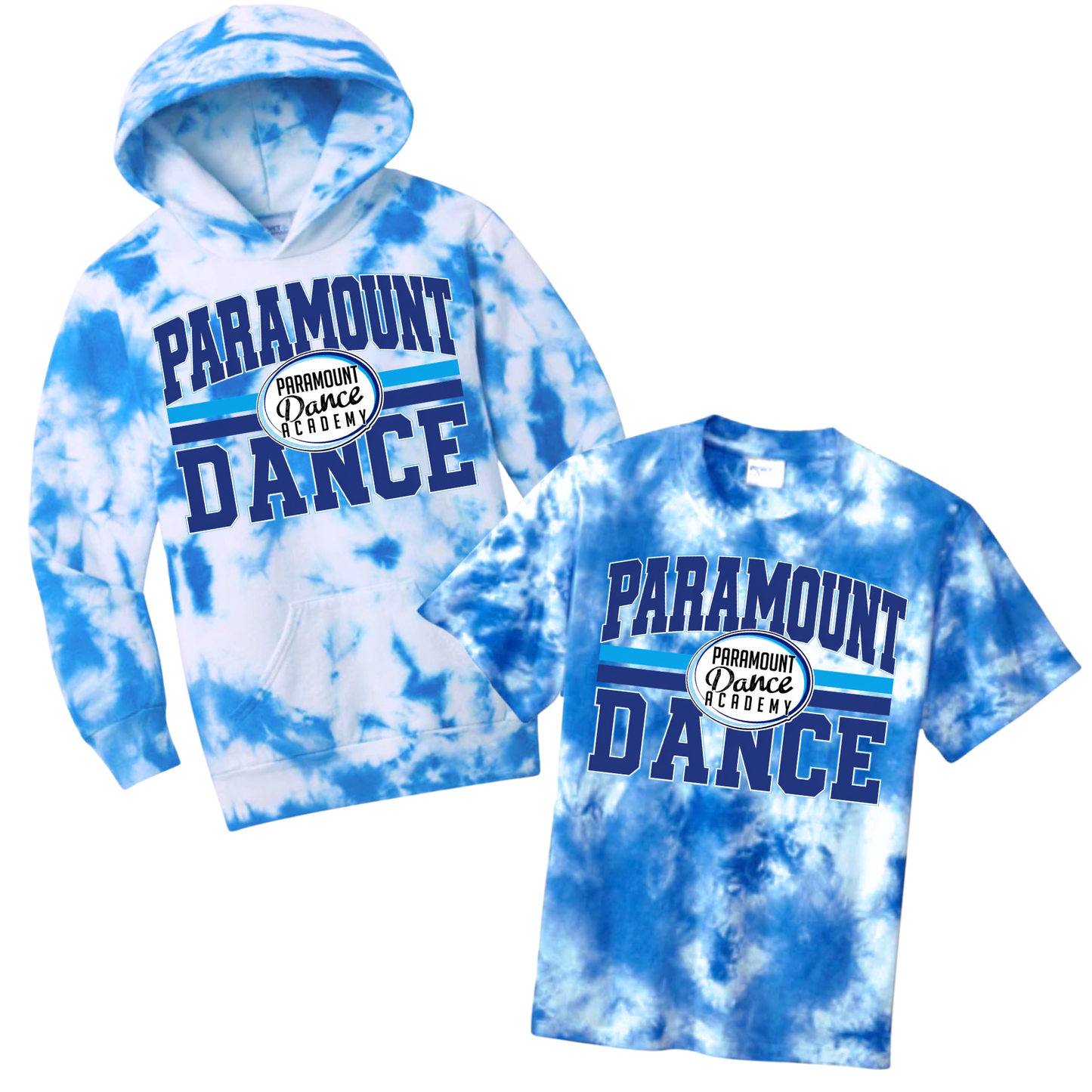 Vintage Paramount Tie Dye - Royal Blue | Paramount Dance Academy | LI Spirit & Sports Apparel