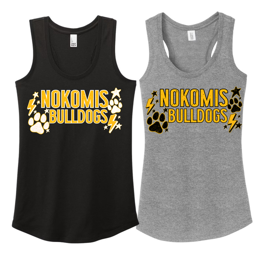 Nokomis Bulldogs Girls/Womens Tank Top | Nokomis Spiritwear Fundraiser | LI Spirit & Sports Apparel