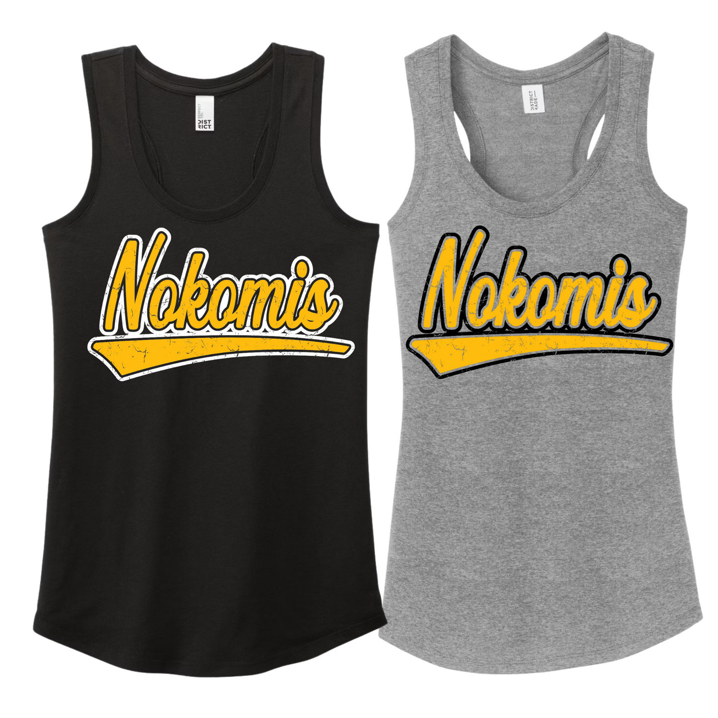Vintage Nokomis Girls/Womens Tank Top | Nokomis Spiritwear Fundraiser | LI Spirit & Sports Apparel