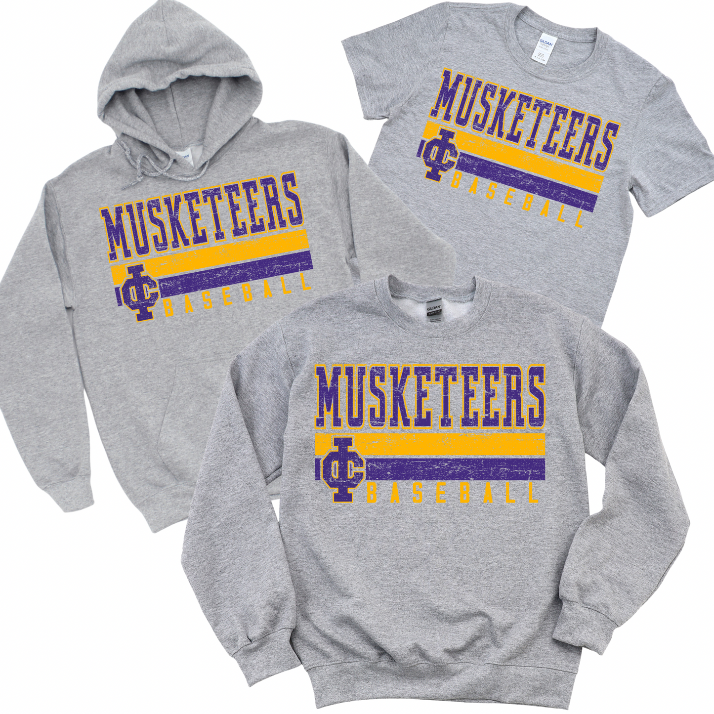 Retro CI Baseball - Athletic Gray | CI Baseball Spiritwear Fundraiser | LI Spirit & Sports Apparel