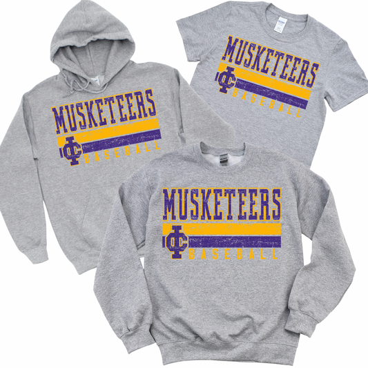 Retro CI Baseball - Athletic Gray | CI Baseball Spiritwear Fundraiser | LI Spirit & Sports Apparel
