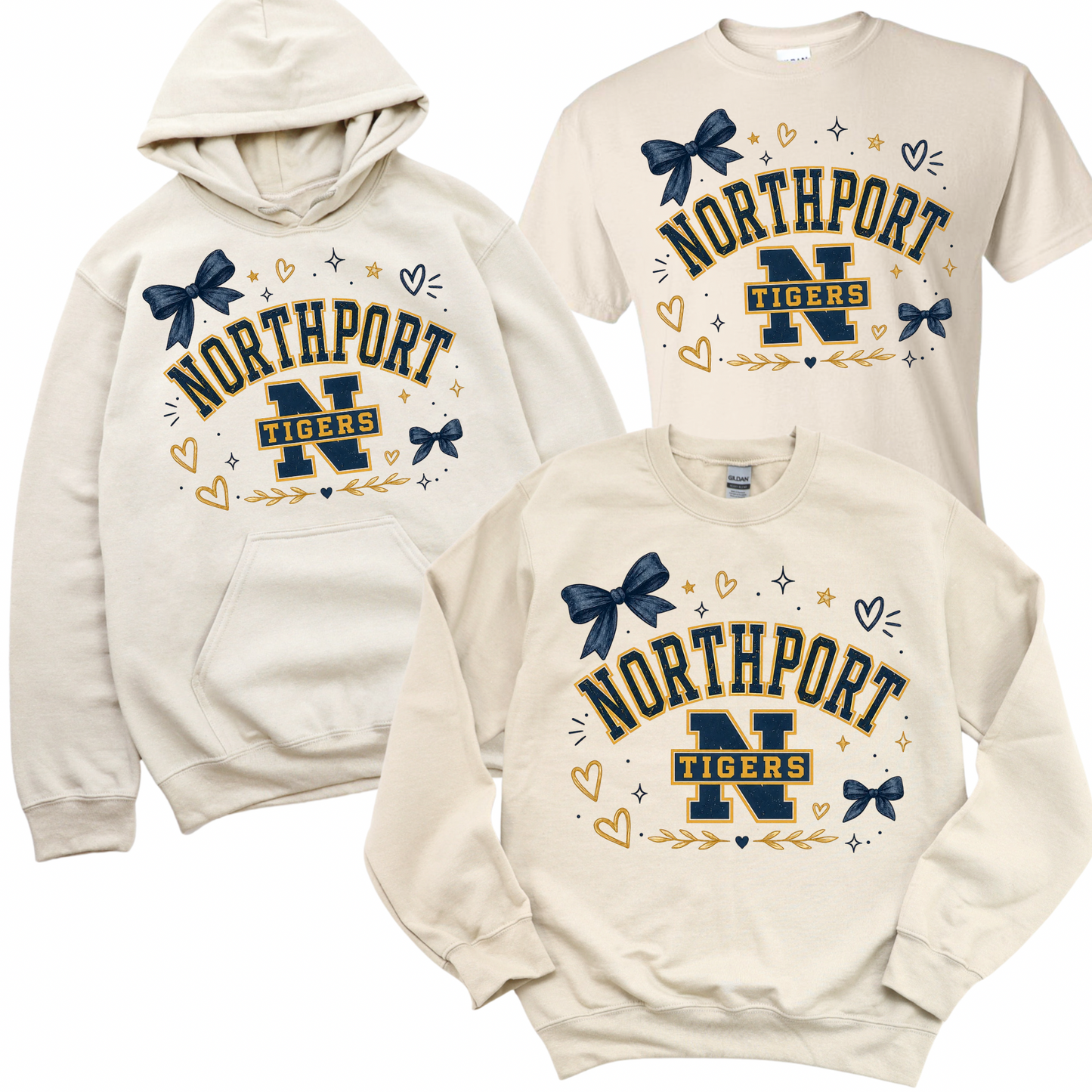 Northport Sweetheart - Sand | Pulaski Road Spiritwear Fundraiser | LI Spirit & Sports Apparel