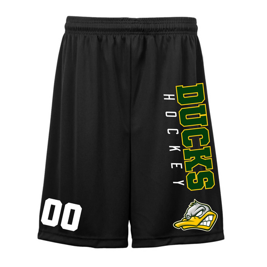 Ducks Hockey Boys/Mens Shorts | Ducks Hockey Spiritwear | LI Spirit & Sports Apparel