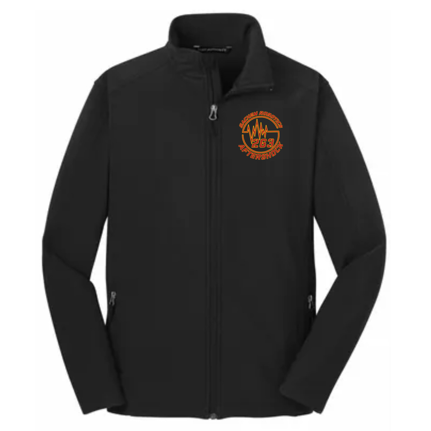 Sachem Robotics Core Soft Shell Jacket - Black | Sachem Robotics Aftershock Apparel | LI Spirit & Sports Apparel