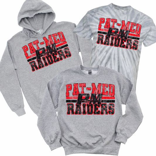 Retro Pat-Med Raiders - Athletic Gray | Canaan Spiritwear Fundraiser | LI Spirit & Sports Apparel
