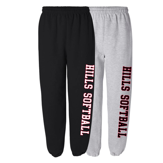 Hills Softball Sweatpants | LI Spirit & Sports Apparel