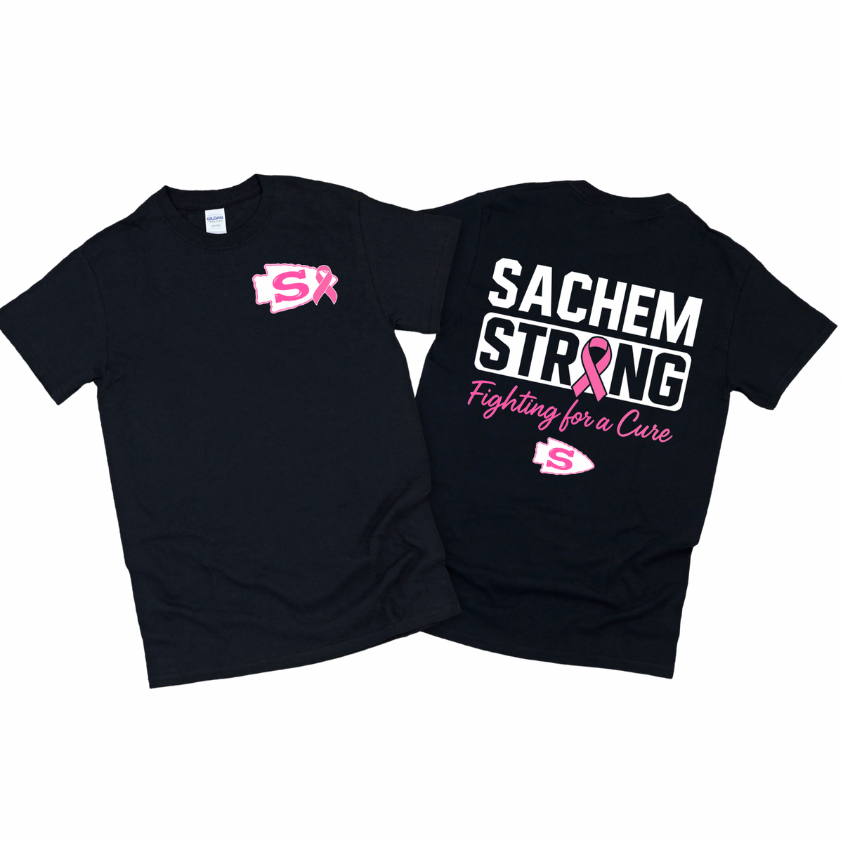 Sachem Strong Breast Cancer Awareness T-Shirt| LI Spirit & Sports Apparel