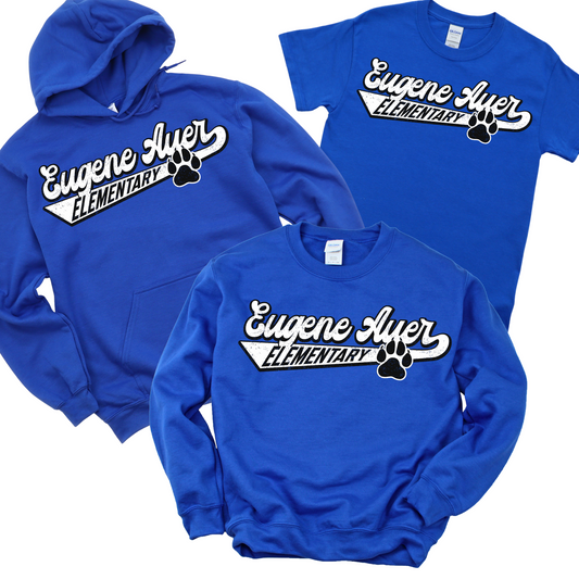 Retro Eugene Auer | Eugene Auer Spiritwear Fundraiser | LI Spirit & Sports Apparel