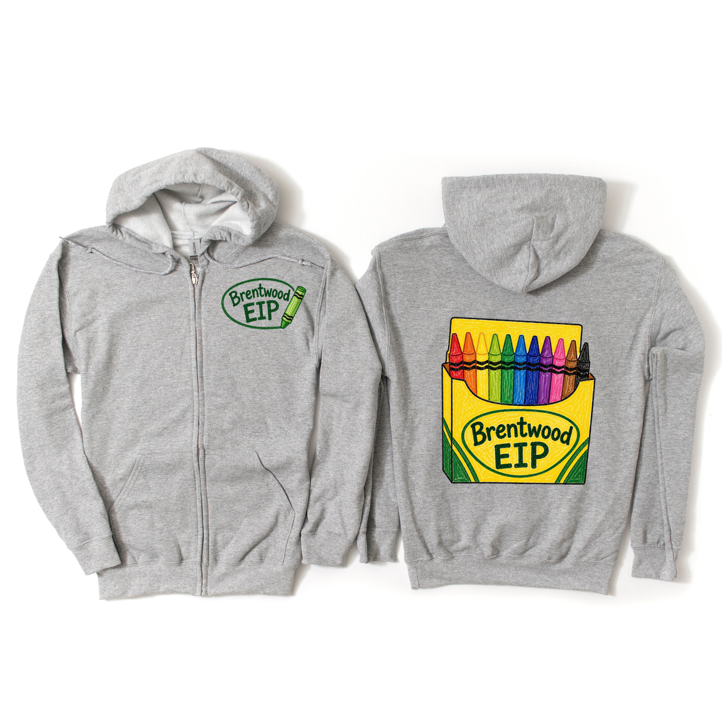 Brentwood EIP Coloring Our World - Athletic Gray | Brentwood EIP Spiritwear Fundraiser | LI Spirit & Sports Apparel
