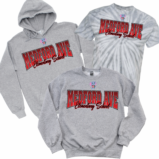 Medford Ave Elementary Legacy - Athletic Gray | Medford Ave Elementary Spiritwear Fundraiser | LI Spirit & Sports Apparel