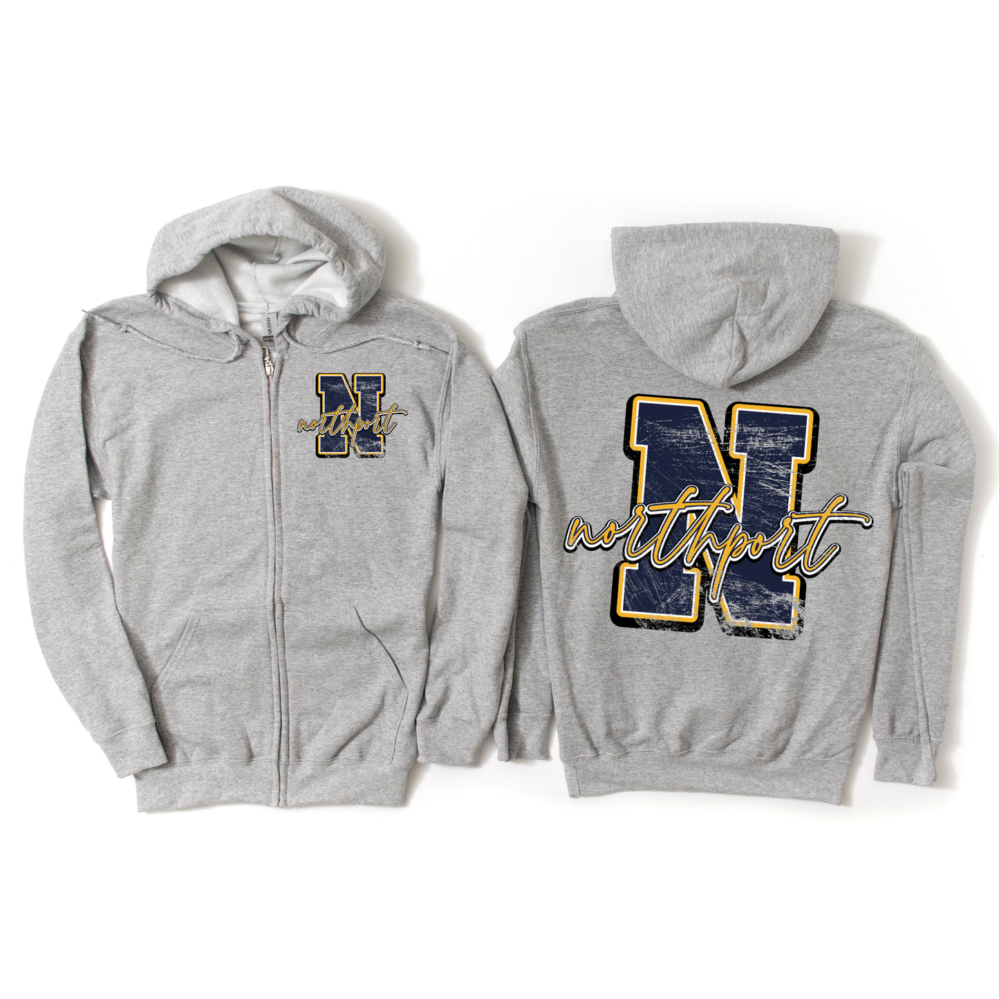 Northport Heritage Zip-Up Hoodie | Pulaski Road Spiritwear Fundraiser | LI Spirit & Sports Apparel