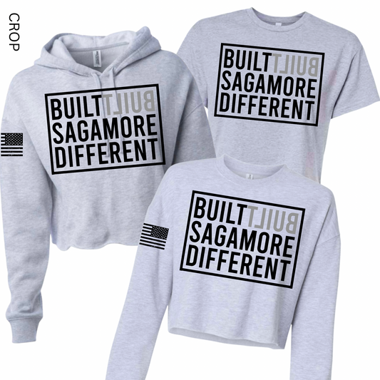 Built Sagamore Different Cropped | Sagamore Spiritwear Fundraiser | LI Spirit & Sports Apparel