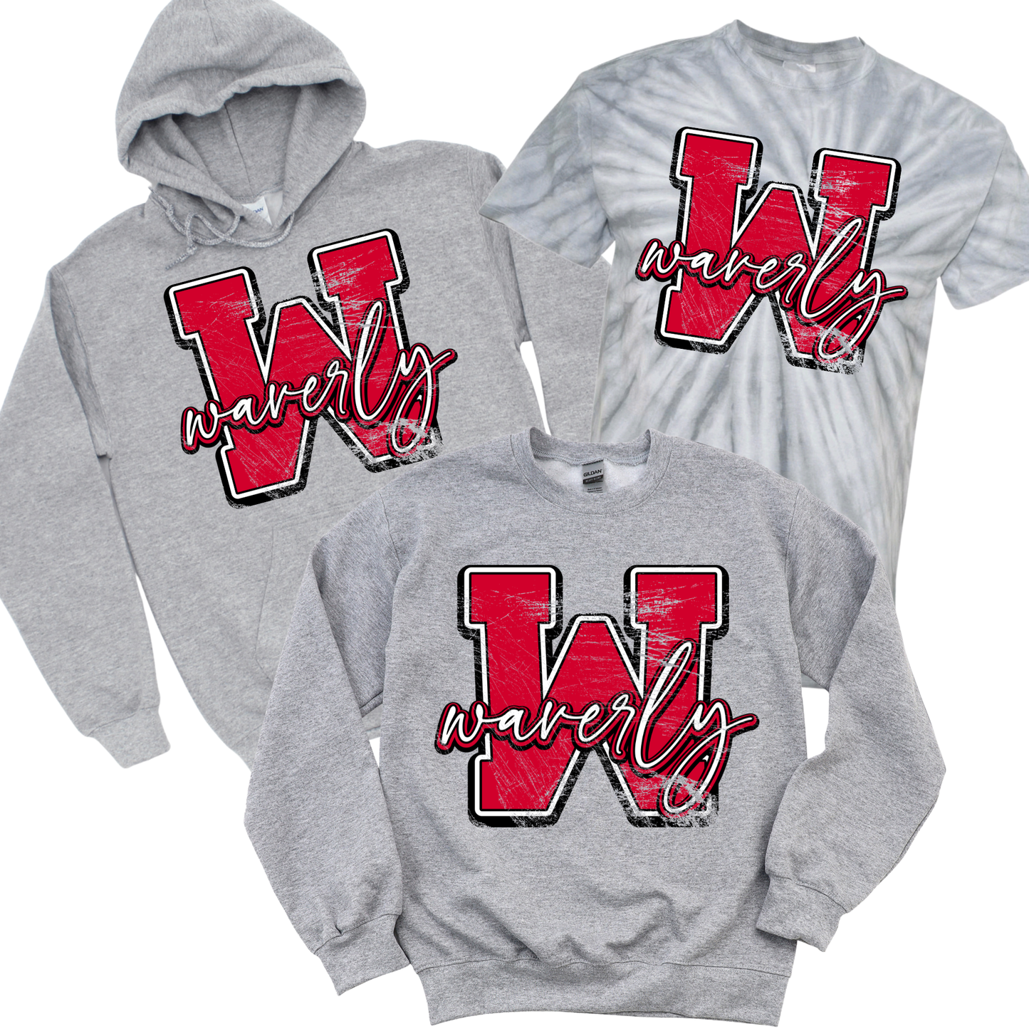 Waverly Heritage - Athletic Gray | Waverly Elementary Spiritwear Fundraiser | LI Spirit & Sports Apparel