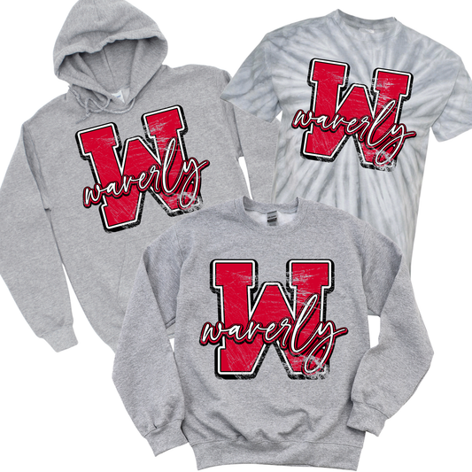Waverly Heritage - Athletic Gray | Waverly Elementary Spiritwear Fundraiser | LI Spirit & Sports Apparel