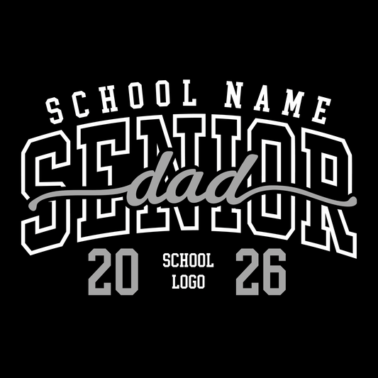 Custom Senior 2026 Dad T-Shirt | Senior 2026 | LI Spirit & Sports Apparel